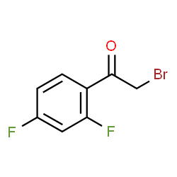 ChemSpider 2D Image | 2-Bromo-2',4'-difluoroacetophenone | C8H5BrF2O
