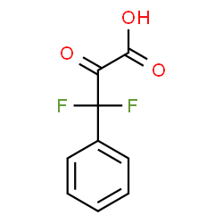 ChemSpider 2D Image | 3,3-Difluoro-2-oxo-3-phenylpropanoic acid | C9H6F2O3