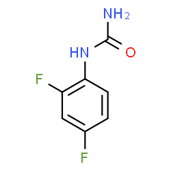 ChemSpider 2D Image | 1-(2,4-Difluorophenyl)urea | C7H6F2N2O