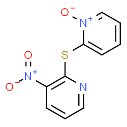 ChemSpider 2D Image | 2-[(3-Nitro-2-pyridinyl)sulfanyl]pyridine 1-oxide | C10H7N3O3S