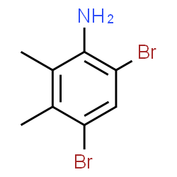 ChemSpider 2D Image | 4,6-DIBROMO-2,3-DIMETHYLANILINE | C8H9Br2N