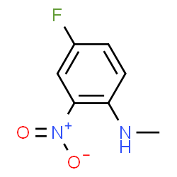 ChemSpider 2D Image | 4-Fluoro-2-nitro-N-methylaniline | C7H7FN2O2