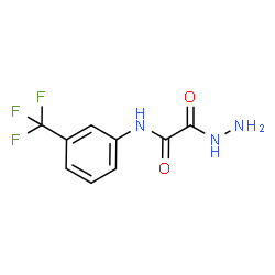 ChemSpider 2D Image | 2-Hydrazino-2-oxo-N-[3-(trifluoromethyl)phenyl]acetamide | C9H8F3N3O2