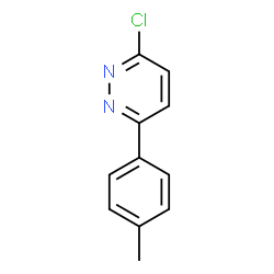 ChemSpider 2D Image | 3-Chloro-6-p-tolylpyridazine | C11H9ClN2