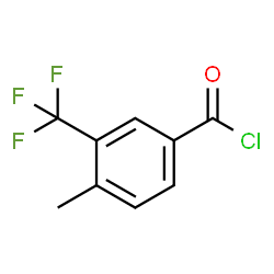 ChemSpider 2D Image | 4-Methyl-3-(trifluoromethyl)benzoyl chloride | C9H6ClF3O