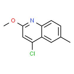 ChemSpider 2D Image | 4-Chloro-2-methoxy-6-methylquinoline | C11H10ClNO