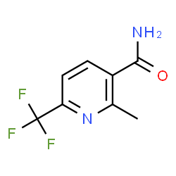 ChemSpider 2D Image | 2-Methyl-6-(trifluoromethyl)nicotinamide | C8H7F3N2O