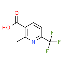 ChemSpider 2D Image | 2-Methyl-6-trifluoromethyl-nicotinic acid | C8H6F3NO2