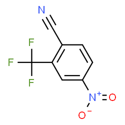 ChemSpider 2D Image | 4-Nitro-2-(trifluoromethyl)benzonitrile | C8H3F3N2O2
