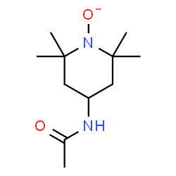 ChemSpider 2D Image | 4-Acetamido-2,2,6,6-tetramethyl-1-piperidinolate | C11H21N2O2