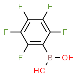 ChemSpider 2D Image | Pentafluorophenylboronic acid | C6H2BF5O2