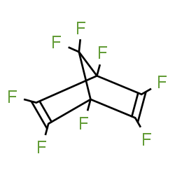 ChemSpider 2D Image | 1,2,3,4,5,6,7,7-Octafluorobicyclo[2.2.1]hepta-2,5-diene | C7F8