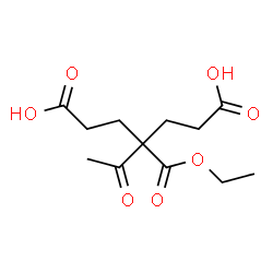ChemSpider 2D Image | 4-Acetyl-4-(ethoxycarbonyl)heptanedioic acid | C12H18O7