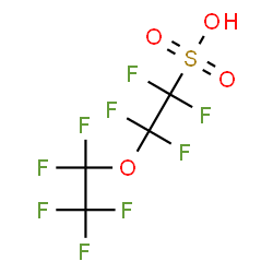 ChemSpider 2D Image | 1,1,2,2-Tetrafluoro-2-(pentafluoroethoxy)ethanesulfonic acid | C4HF9O4S
