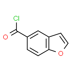 ChemSpider 2D Image | 1-Benzofuran-5-carbonyl chloride | C9H5ClO2