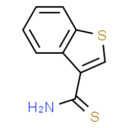 ChemSpider 2D Image | 1-Benzothiophene-3-carbothioamide | C9H7NS2