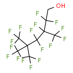 ChemSpider 2D Image | 2,2,3,4,4,6,6,6-Octafluoro-3,5,5-tris(trifluoromethyl)-1-hexanol | C9H3F17O