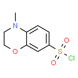 ChemSpider 2D Image | 4-METHYL-3,4-DIHYDRO-2H-1,4-BENZOXAZINE-7-SULFONYL CHLORIDE | C9H10ClNO3S