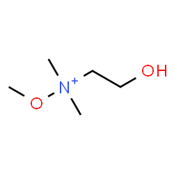 ChemSpider 2D Image | (2-Hydroxyethyl)(methoxy)dimethylammonium | C5H14NO2