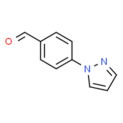 ChemSpider 2D Image | 4-(pyrazol-1-yl)benzaldehyde | C10H8N2O
