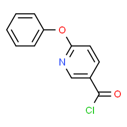 ChemSpider 2D Image | 6-Phenoxynicotinoyl chloride | C12H8ClNO2