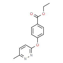 ChemSpider 2D Image | Ethyl 4-[(6-methyl-3-pyridazinyl)oxy]benzoate | C14H14N2O3