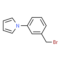ChemSpider 2D Image | 1-[3-(Bromomethyl)phenyl]-1H-pyrrole | C11H10BrN