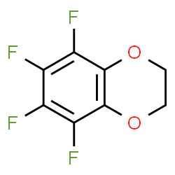 ChemSpider 2D Image | 5,6,7,8-Tetrafluorobenzo-1,4-dioxane | C8H4F4O2