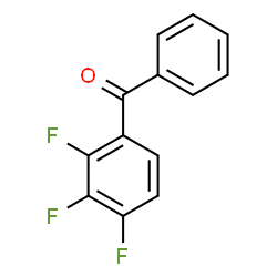 ChemSpider 2D Image | Phenyl(2,3,4-trifluorophenyl)methanone | C13H7F3O