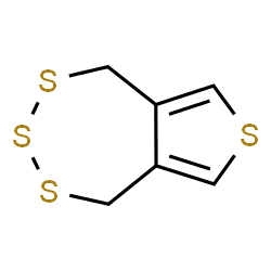 ChemSpider 2D Image | 1H,5H-Thieno[3,4-e][1,2,3]trithiepine | C6H6S4