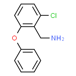 ChemSpider 2D Image | 1-(2-Chloro-6-phenoxyphenyl)methanamine | C13H12ClNO