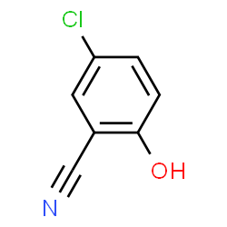 ChemSpider 2D Image | 5-Chloro-2-hydroxybenzonitrile | C7H4ClNO