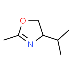 ChemSpider 2D Image | 4-Isopropyl-2-methyl-4,5-dihydro-1,3-oxazole | C7H13NO