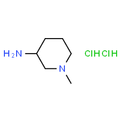 ChemSpider 2D Image | 1-Methylpiperidin-3-amindihydrochlorid | C6H16Cl2N2
