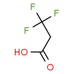 ChemSpider 2D Image | 3,3,3-Trifluoropropanoic acid | C3H3F3O2