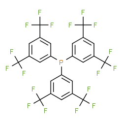 ChemSpider 2D Image | tri[3,5-di(trifluoromethyl)phenyl]phosphine | C24H9F18P