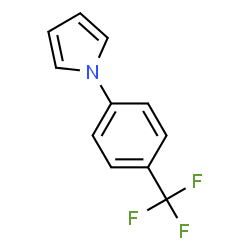 ChemSpider 2D Image | 1-[4-(Trifluoromethyl)phenyl]-1H-pyrrole | C11H8F3N