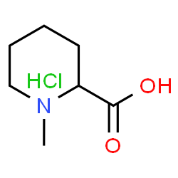 ChemSpider 2D Image | 1-methylpiperidine-2-carboxylic acid hydrochloride | C7H14ClNO2