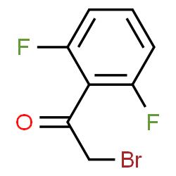 ChemSpider 2D Image | 2-Bromo-1-(2,6-difluorophenyl)ethanone | C8H5BrF2O