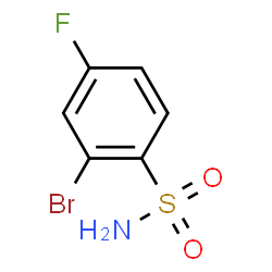 ChemSpider 2D Image | 2-Bromo-4-fluorobenzenesulfonamide | C6H5BrFNO2S