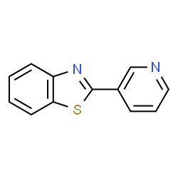 ChemSpider 2D Image | 2-(3-pyridyl)benzothiazole | C12H8N2S