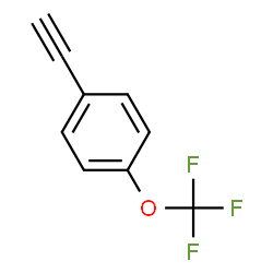 ChemSpider 2D Image | 4-(Trifluoromethoxy)phenylacetylene | C9H5F3O