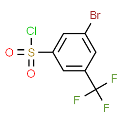 ChemSpider 2D Image | 3-Bromo-5-(trifluoromethyl)benzenesulfonyl chloride | C7H3BrClF3O2S