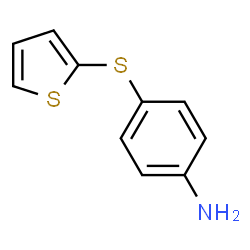 ChemSpider 2D Image | 4-(2-Thienylsulfanyl)aniline | C10H9NS2
