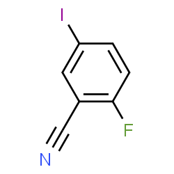 ChemSpider 2D Image | 2-Fluoro-5-iodobenzonitrile | C7H3FIN