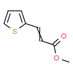 ChemSpider 2D Image | Methyl 3-(2-thienyl)acrylate | C8H8O2S