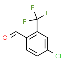 ChemSpider 2D Image | 4-Chloro-2-(trifluoromethyl)benzaldehyde | C8H4ClF3O