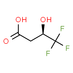 ChemSpider 2D Image | (3R)-4,4,4-Trifluoro-3-hydroxybutanoic acid | C4H5F3O3