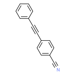 ChemSpider 2D Image | 4-(Phenylethynyl)benzonitrile | C15H9N
