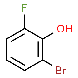 ChemSpider 2D Image | 2-Bromo-6-fluorophenol | C6H4BrFO